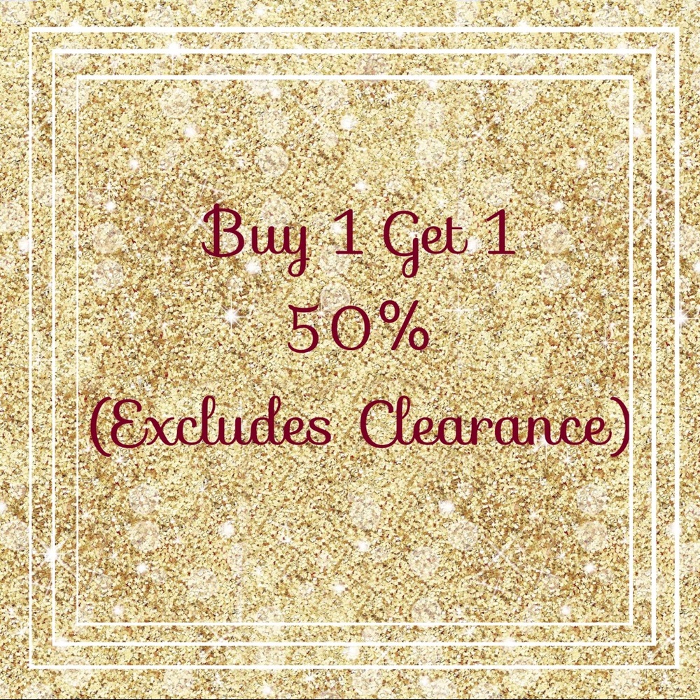 ‼️Buy 1 Get 1 50% Off Sale‼️